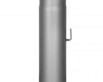 Труба прямая с заслонкой L-500 mm d-150 mm (Romotop)